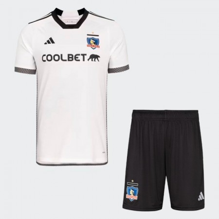 Koszulka Colo-Colo Dziecięcy Domowe 2024-25 Koszulki Piłkarskie Krótki Rękaw